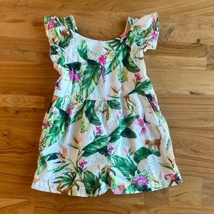 🐒 Janie and Jack Tropical Jungle Ruffle Sleeve Romper